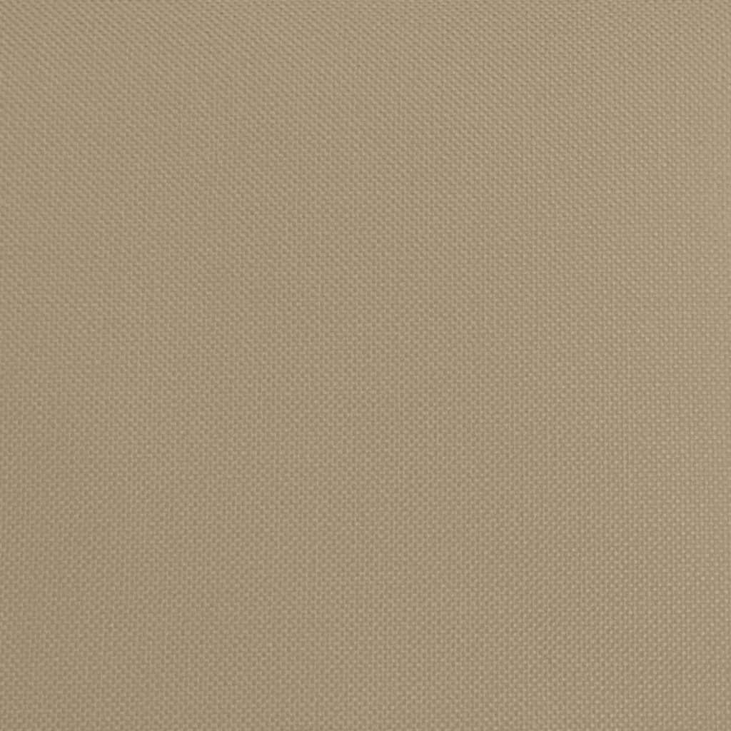 Folding Sun Lounger Taupe Oxford Fabric&Powder-coated Steel